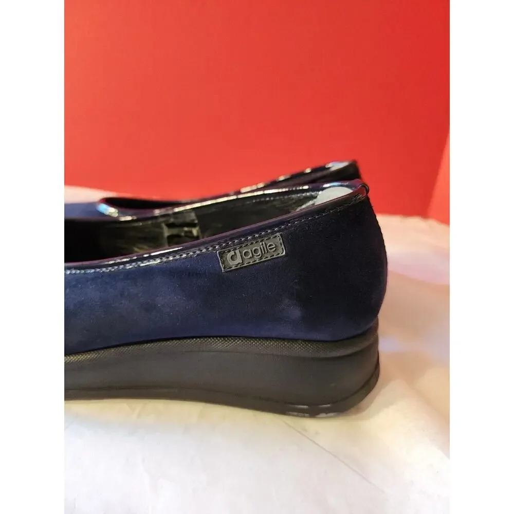 Agile By Rucoline Navy Blue Pumps Shoes Women's 41 10.5